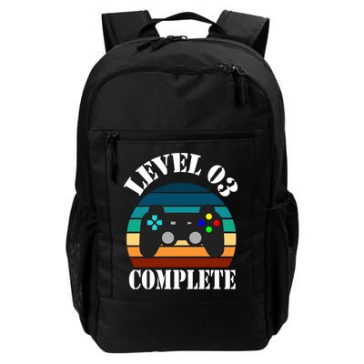 Level 3 Complete Retro Vintage/ 3rd Anniversary Gift/ 3rd Birthday Gift Level3 Backpack