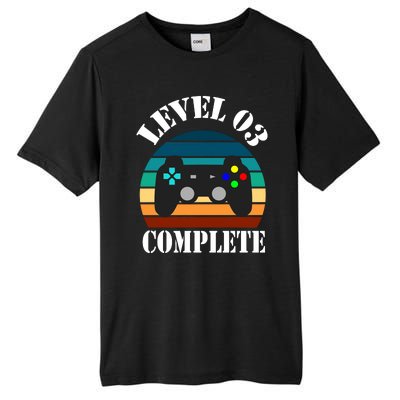 Level 3 Complete Retro Vintage/ 3rd Anniversary Gift/ 3rd Birthday Gift Level3 Tall Fusion ChromaSoft Performance T-Shirt