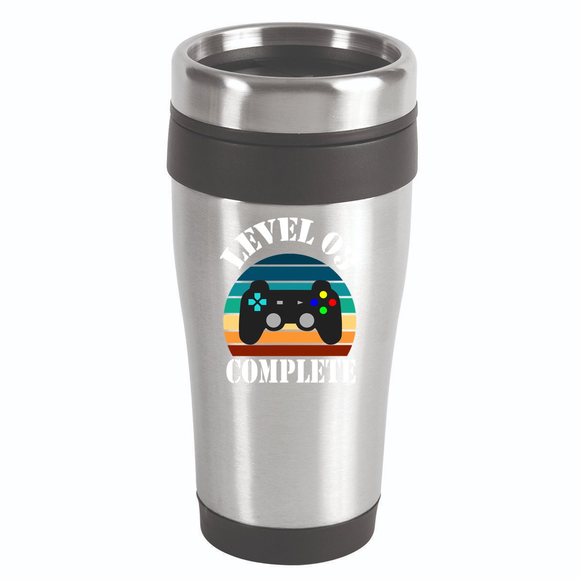 Level 3 Complete Retro Vintage/ 3rd Anniversary Gift/ 3rd Birthday Gift Level3 16oz Travel Tumbler