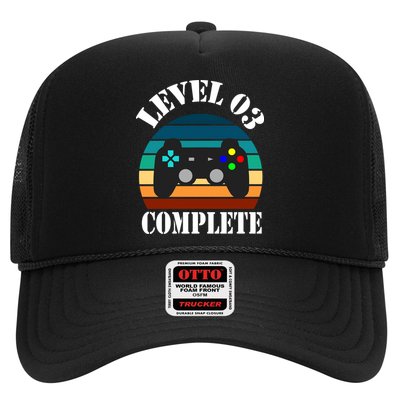 Level 3 Complete Retro Vintage/ 3rd Anniversary Gift/ 3rd Birthday Gift Level3 Trucker Hat
