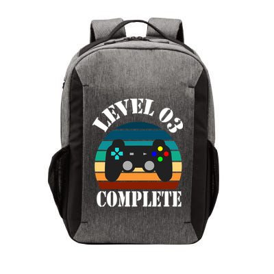 Level 3 Complete Retro Vintage/ 3rd Anniversary Gift/ 3rd Birthday Gift Level3 Vector Backpack