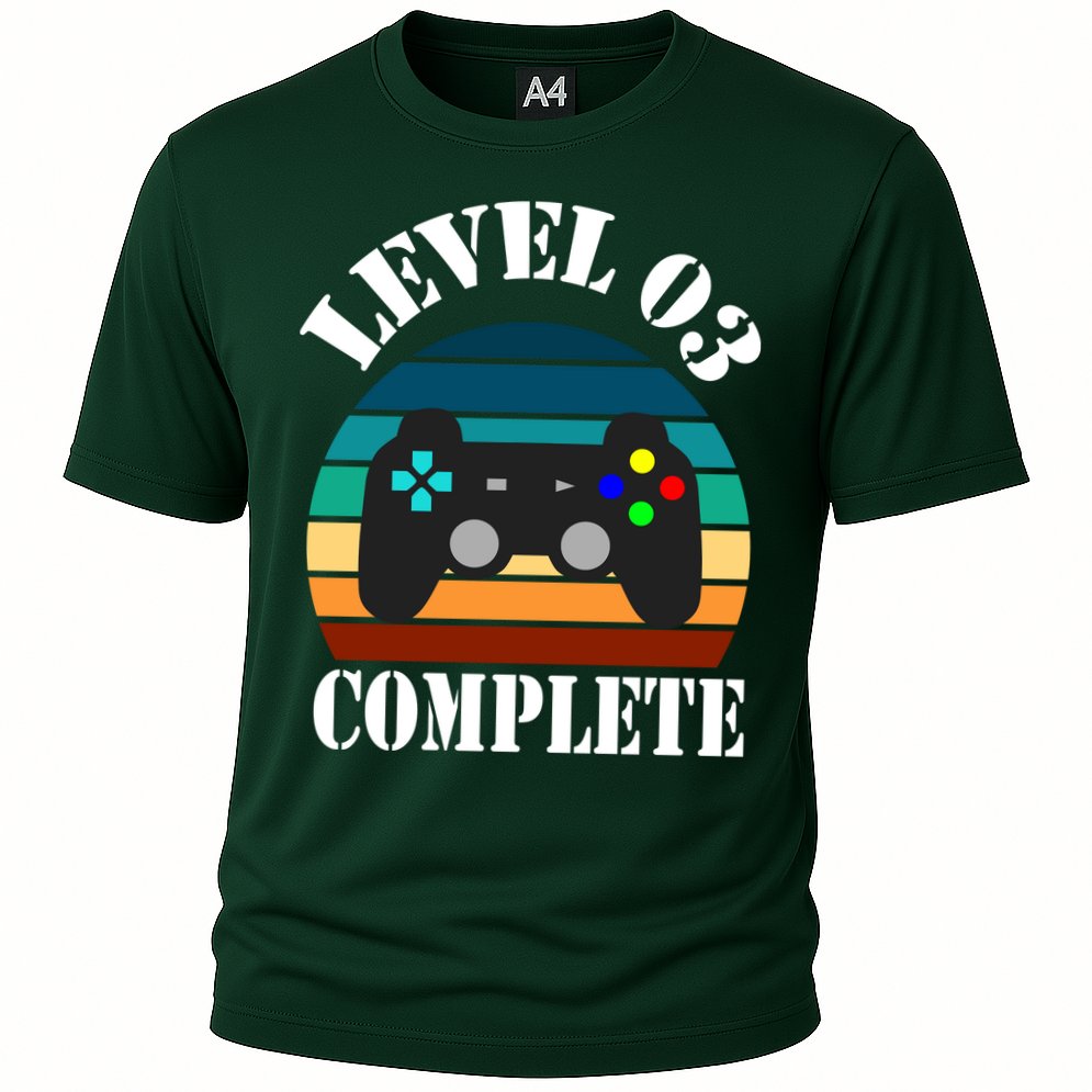 Level 3 Complete Retro Vintage/ 3rd Anniversary Gift/ 3rd Birthday Gift Level3 Cooling Performance Crew T-Shirt