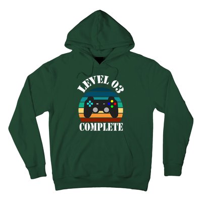 Level 3 Complete Retro Vintage/ 3rd Anniversary Gift/ 3rd Birthday Gift Level3 Hoodie