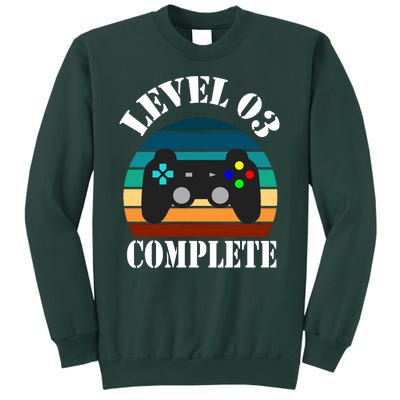 Level 3 Complete Retro Vintage/ 3rd Anniversary Gift/ 3rd Birthday Gift Level3 Sweatshirt