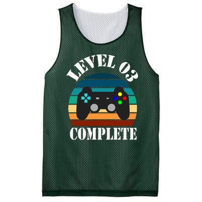 Level 3 Complete Retro Vintage/ 3rd Anniversary Gift/ 3rd Birthday Gift Level3 Mesh Reversible Basketball Jersey Tank