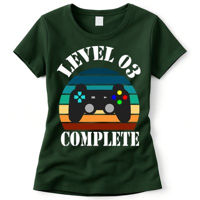 Level 3 Complete Retro Vintage/ 3rd Anniversary Gift/ 3rd Birthday Gift Level3 Womens T-Shirt