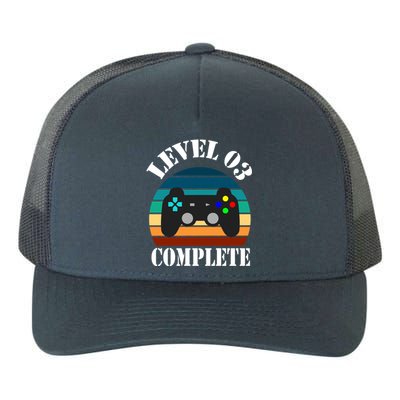 Level 3 Complete Retro Vintage/ 3rd Anniversary Gift/ 3rd Birthday Gift Level3 Yupoong Adult 5-Panel Trucker Hat