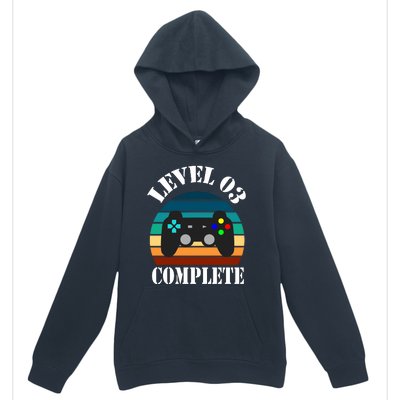 Level 3 Complete Retro Vintage/ 3rd Anniversary Gift/ 3rd Birthday Gift Level3 Urban Pullover Hoodie