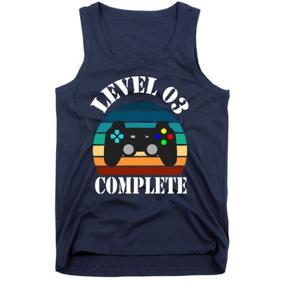 Level 3 Complete Retro Vintage/ 3rd Anniversary Gift/ 3rd Birthday Gift Level3 Tank Top