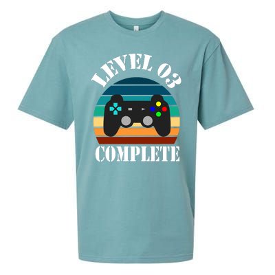 Level 3 Complete Retro Vintage/ 3rd Anniversary Gift/ 3rd Birthday Gift Level3 Sueded Cloud Jersey T-Shirt