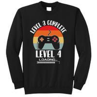 Level 3 Complete Level 4 Loading Vintage Birthday Video Game Sweatshirt