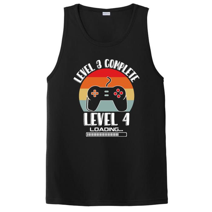 Level 3 Complete Level 4 Loading Vintage Birthday Video Game PosiCharge Competitor Tank