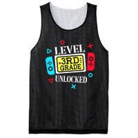 Level 3rd Grade Unlocked Third Back To School Gamer Boy Girl Mesh Reversible Basketball Jersey Tank