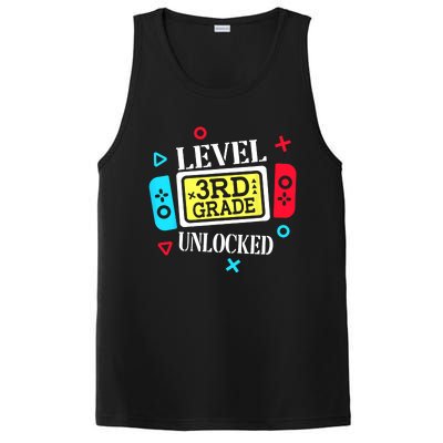 Level 3rd Grade Unlocked Third Back To School Gamer Boy Girl PosiCharge Competitor Tank