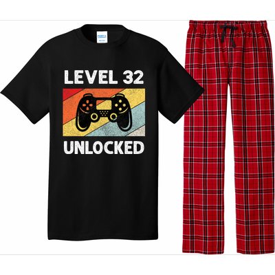 Level 32 Unlocked Turning 32 Years Old Pajama Set