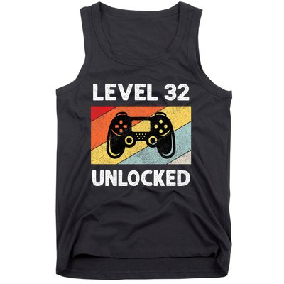 Level 32 Unlocked Turning 32 Years Old Tank Top