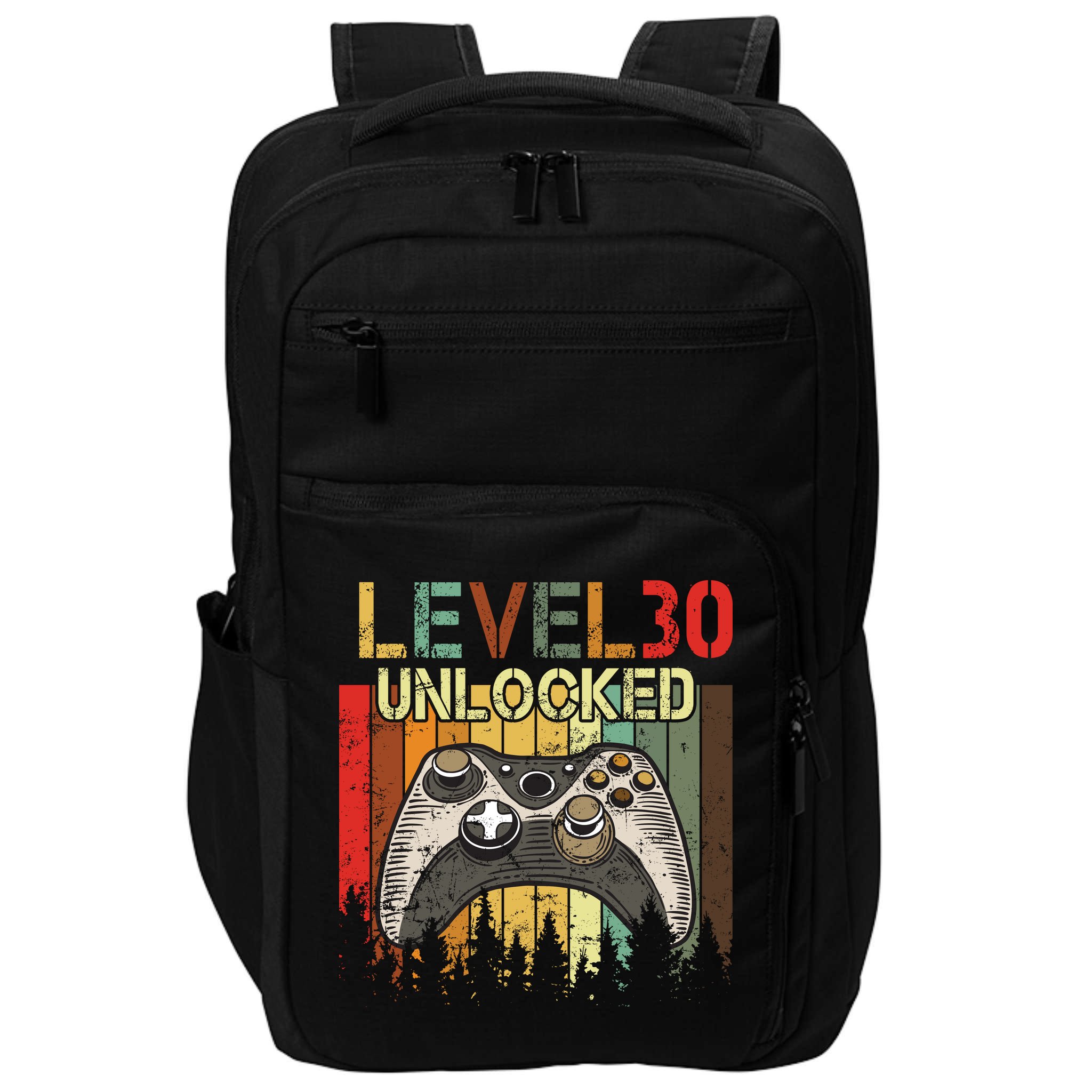 Level 30 Unlocked Video Game 30th Birthday Impact Tech Backpack