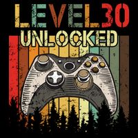 Level 30 Unlocked Video Game 30th Birthday Impact Tech Backpack