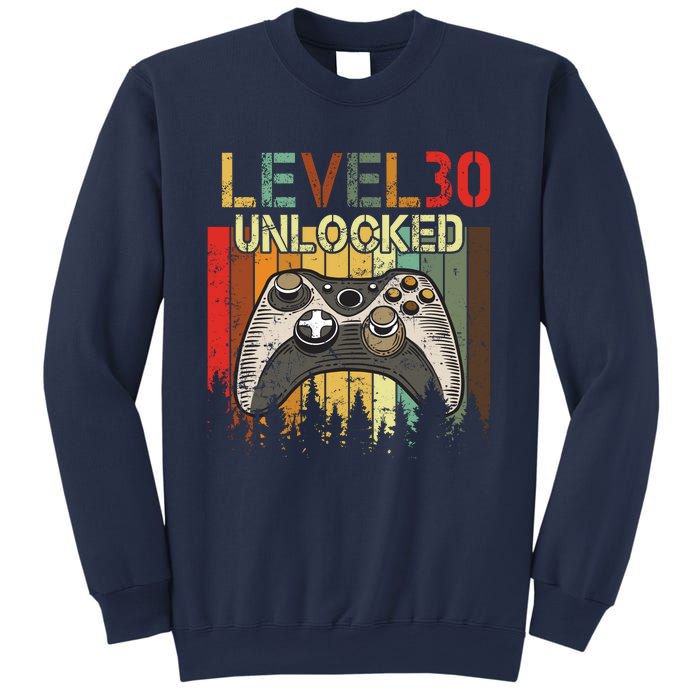 Level 30 Unlocked Video Game 30th Birthday Sweatshirt