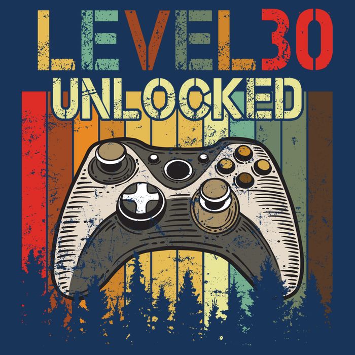 Level 30 Unlocked Video Game 30th Birthday 16 in Basic Backpack