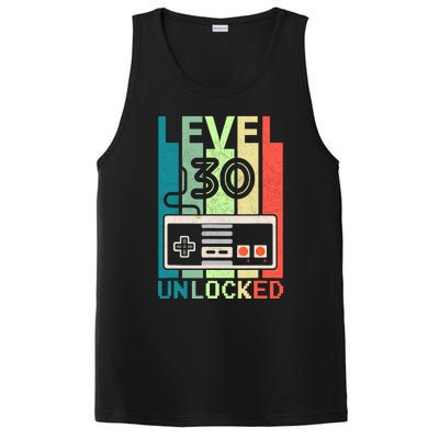 Level 30 Unlocked Video Gamer 30th Birthday Gifts PosiCharge Competitor Tank