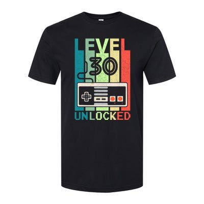 Level 30 Unlocked Video Gamer 30th Birthday Gifts Softstyle CVC T-Shirt