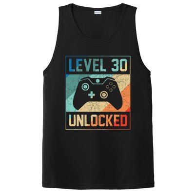 Level 30 Unlocked Video Gamer 30th Birthday Gifts PosiCharge Competitor Tank