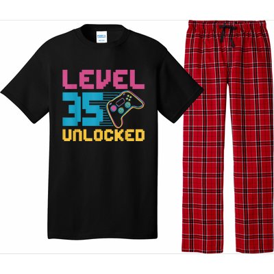 Level 35 unlocked Gaming Birthday Pajama Set