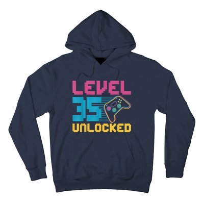 Level 35 unlocked Gaming Birthday Hoodie