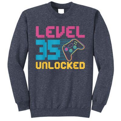 Level 35 unlocked Gaming Birthday Sweatshirt