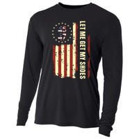 Legend 45 47 President Flag Usa Let Me Get My Shoes Cooling Performance Long Sleeve Crew