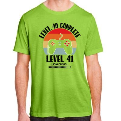 Level 40 Complete Level 41 Loading Vintage Birthday Video Game Adult ChromaSoft Performance T-Shirt