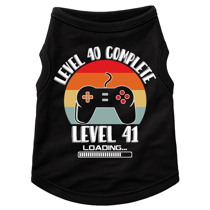 Level 40 Complete Level 41 Loading Vintage Birthday Video Game Doggie Tank