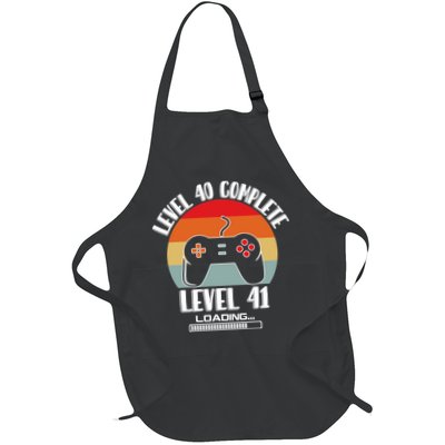 Level 40 Complete Level 41 Loading Vintage Birthday Video Game Apron