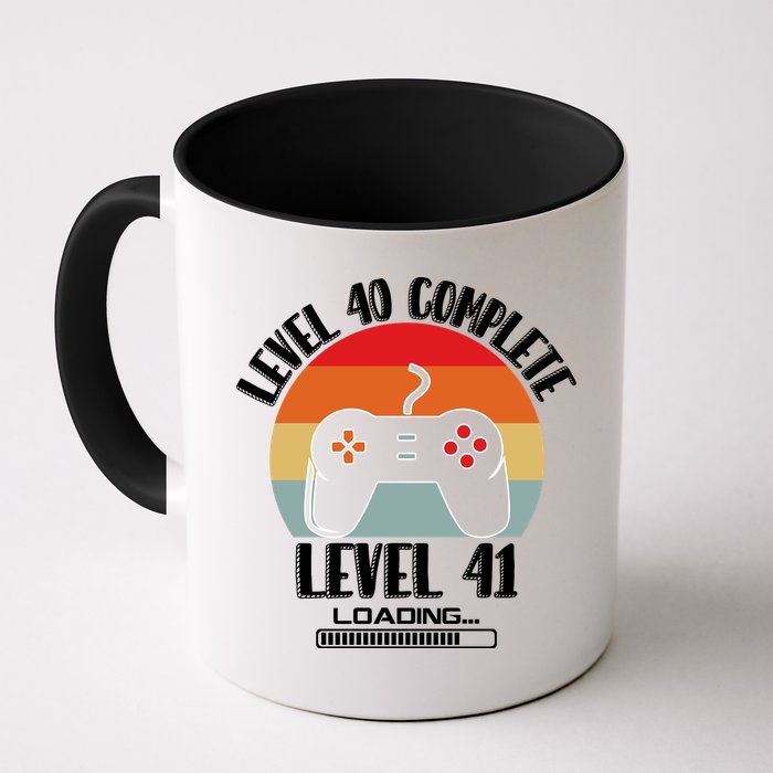 Level 40 Complete Level 41 Loading Vintage Birthday Video Game Mug