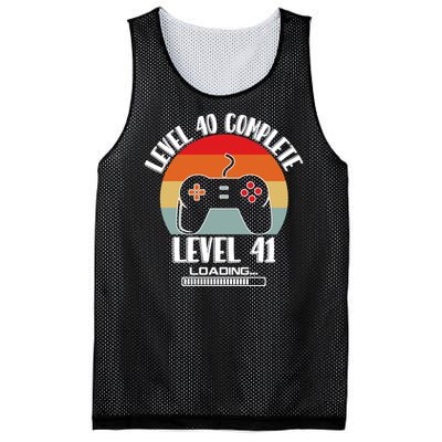 Level 40 Complete Level 41 Loading Vintage Birthday Video Game Mesh Reversible Basketball Jersey Tank