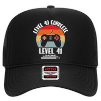 Level 40 Complete Level 41 Loading Vintage Birthday Video Game Hat