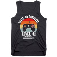 Level 40 Complete Level 41 Loading Vintage Birthday Video Game Tank Top