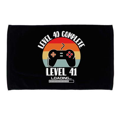 Level 40 Complete Level 41 Loading Vintage Birthday Video Game Microfiber Hand Towel