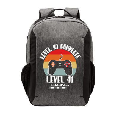 Level 40 Complete Level 41 Loading Vintage Birthday Video Game Vector Backpack