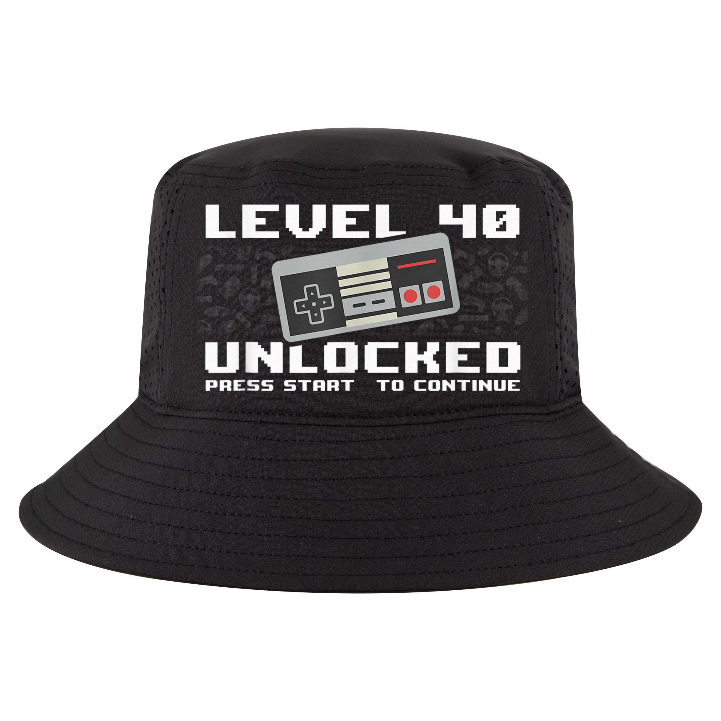 Level 40 Complete 1981 Gamer 40th Birthday Cool Comfort Performance Bucket Hat