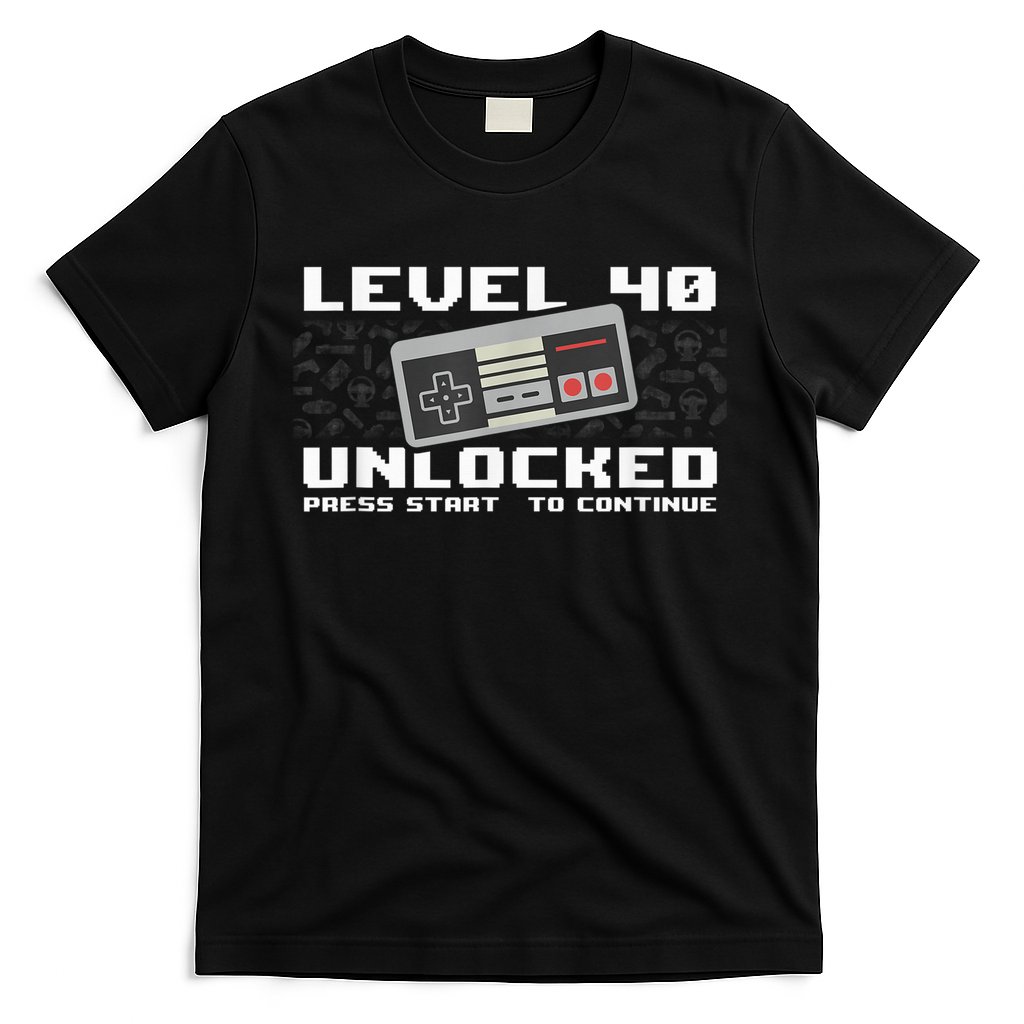 Level 40 Complete 1981 Gamer 40th Birthday T-Shirt