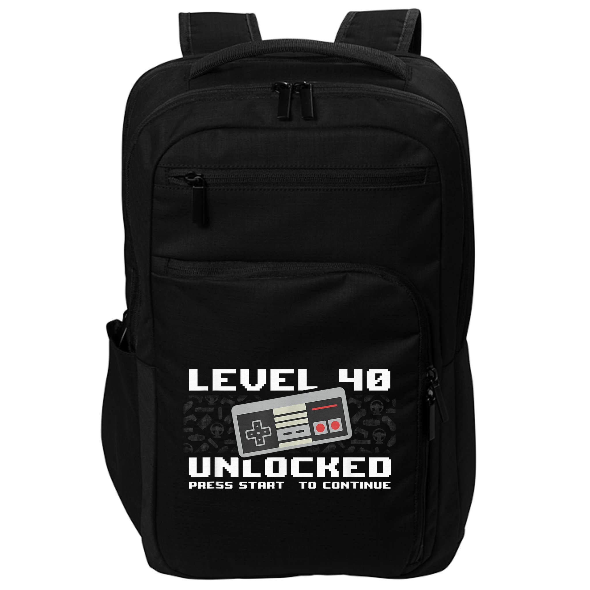 Level 40 Complete 1981 Gamer 40th Birthday Impact Tech Backpack