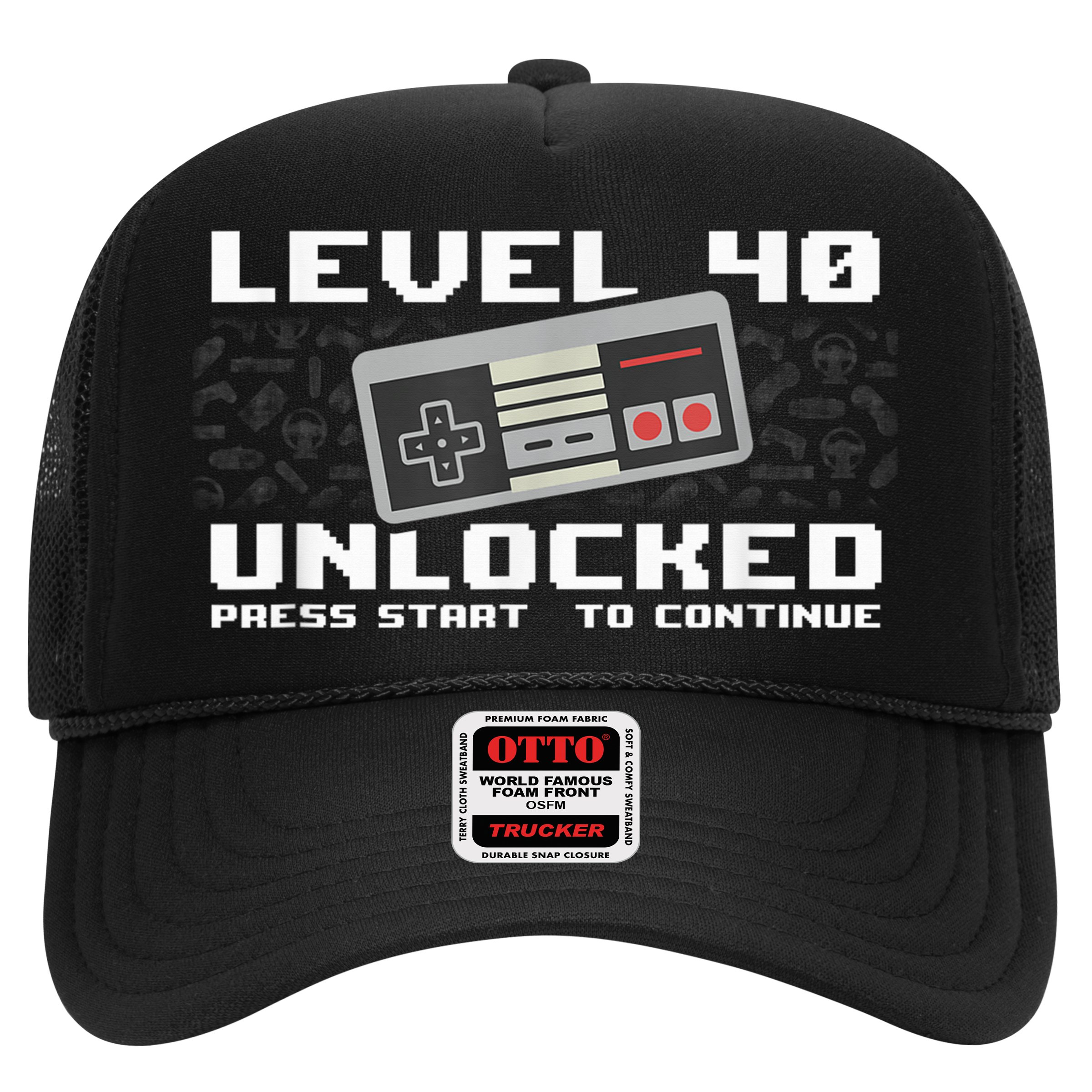 Level 40 Complete 1981 Gamer 40th Birthday Hat
