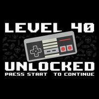 Level 40 Complete 1981 Gamer 40th Birthday Zip Tote Bag