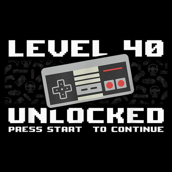 Level 40 Complete 1981 Gamer 40th Birthday Zip Tote Bag
