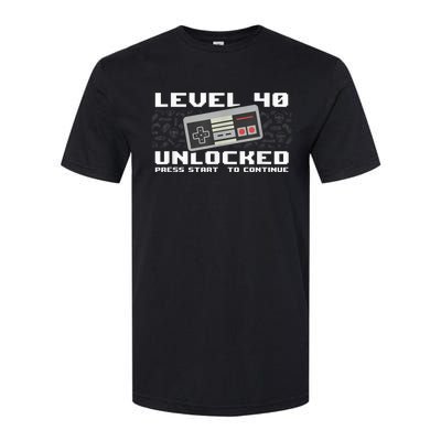 Level 40 Complete 1981 Gamer 40th Birthday Softstyle CVC T-Shirt