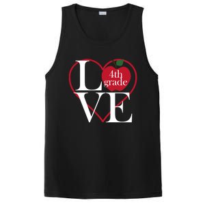 Love 4Th Grade Teacher Gift PosiCharge Competitor Tank