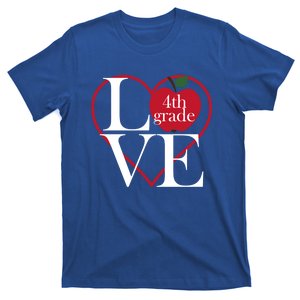 Love 4Th Grade Teacher Gift T-Shirt