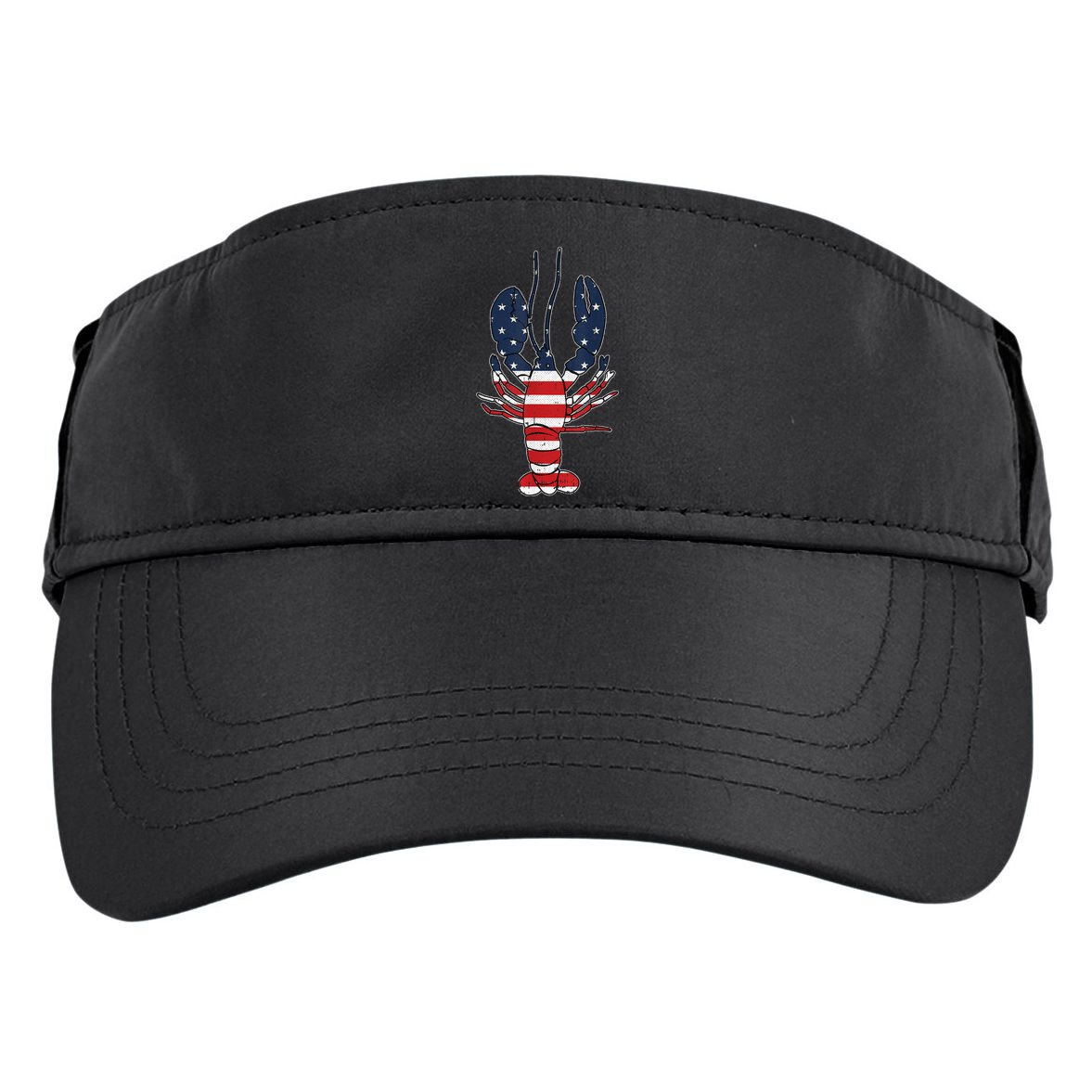Lobster 4th Of July American Flag Sea Ocean Lover Patriotic Adult Drive Performance Visor